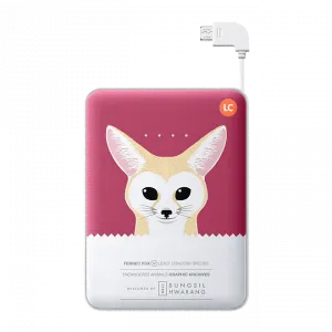 Powerbank 11 300 mAh Violet with Fox